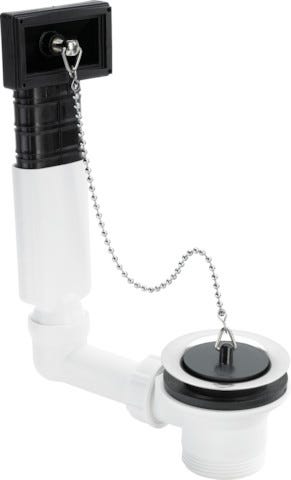 Viega Ab- und Überlaufgarnitur 7462.71 in G1 1/2 x 70mm Kunststoff weiss