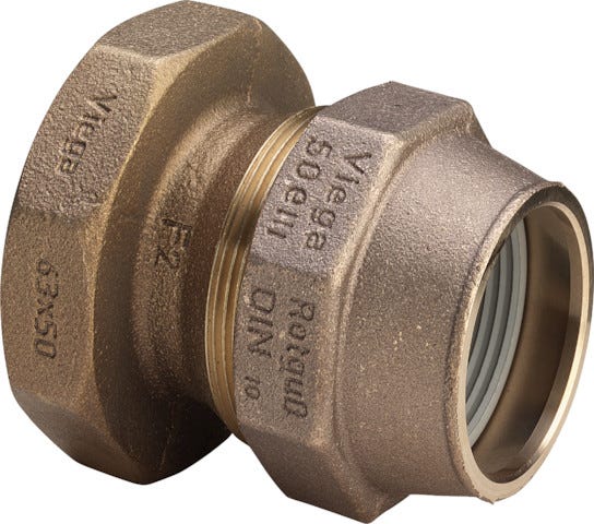 Viega Maxiplex-Reduzierstück Rotguss, Modell 9019 d1: 32 d2: 25