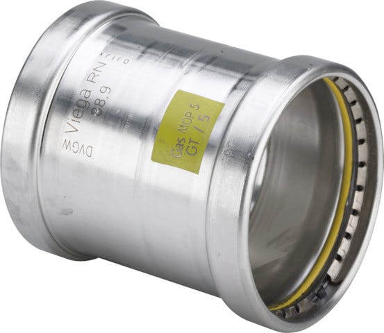 Viega Sanpress Inox G XL-Schiebemuffe mit SC-Contur, Modell 0215.5XL