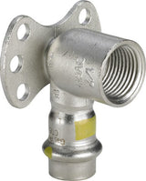Viega Sanpress Inox G-Wandscheibe mit SC-Contur Stahl nichtrostend, Modell 0225.5 d: 18 Rp: ½