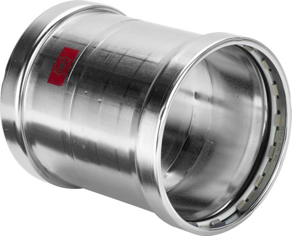 Viega Prestabo XL-Schiebemuffe mit SC-Contur Stahl unlegiert, verzinkt, Modell 1115.5XL VdS-Zulassung