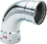 Viega Prestabo XL-Bogen 90° mit SC-Contur Stahl unlegiert, verzinkt, Modell 1116XL VdS-Zulassung