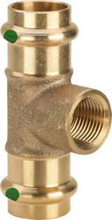 Viega Sanpress-T-Stück mit SC-Contur Rotguss oder Siliziumbronze, Modell 2217.2