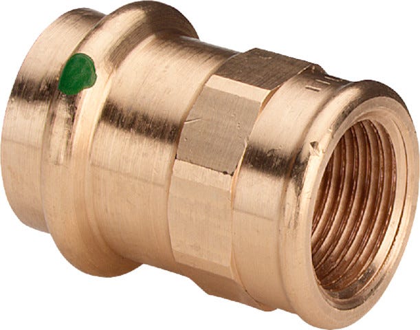 Viega Sanpress-Übergangsstück IG mit SC-Contur Rotguss , Modell 2212