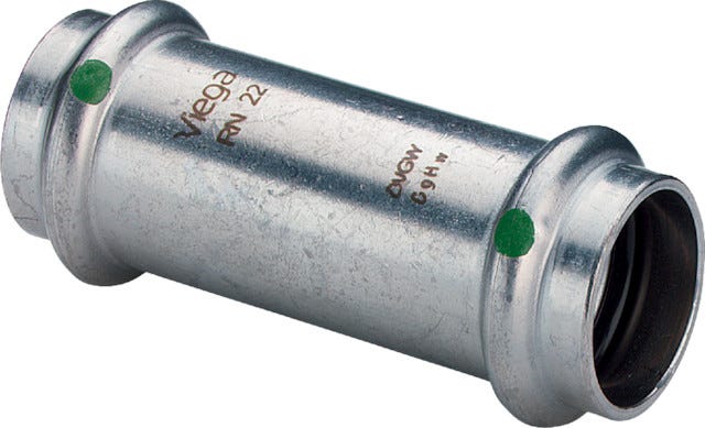 Viega Sanpress Inox-Schiebemuffe mit SC-Contur Stahl nichtrostend, Modell 2315.5