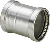 Viega Sanpress Inox XL-Schiebemuffe mit SC-Contur Stahl nichtrostend, Modell 2315.5XL, VdS-Zulassung