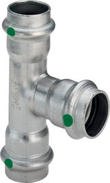 Viega Sanpress Inox-T-Stück mit SC-Contur Stahl nichtrostend, Modell 2318 Abgang reduziert