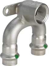 Viega Sanpress Inox-Doppelwandscheibe mit SC-Contur Stahl nichtrostend, Modell 2325.7 d1: 15 Rp: ½ d2: 15