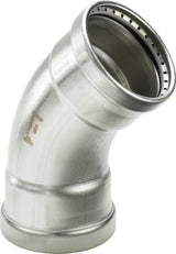 Viega Sanpress Inox XL-Bogen 45° mit SC-Contur Stahl nichtrostend Modell 2326XL