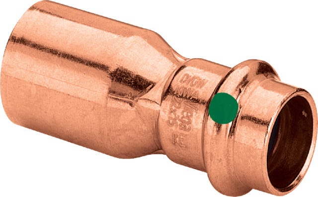 Viega Profipress-Reduzierstück mit SC-Contur Kupfer, Modell 2415.1