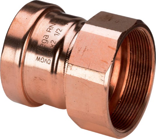 Viega Sanpress-Übergangsstück IG mit SC-Contur Rotguss , Modell 2212