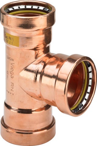 Viega Profipress GasT-Stück mit SC-Contur Kupfer Modell 2618