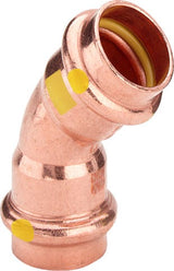 Viega Profipress G-Bogen 45° mit SC-Contur Kupfer, Modell 2626