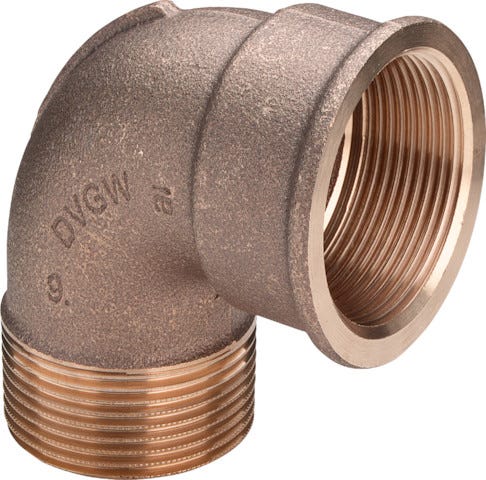 Viega Bogen 90° Rotguss, Modell 3092