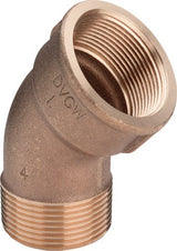 Viega Bogen 45° Rotguss, Modell 3121