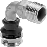 Viega Raxinox-Übergangsbogen 90° mit SC-Contur Stahl nichtrostend, Modell 4414