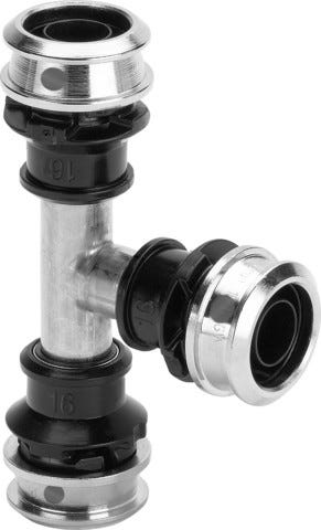 Viega Raxinox-T-Stück mit SC-Contur Stahl nichtrostend, Modell 4418