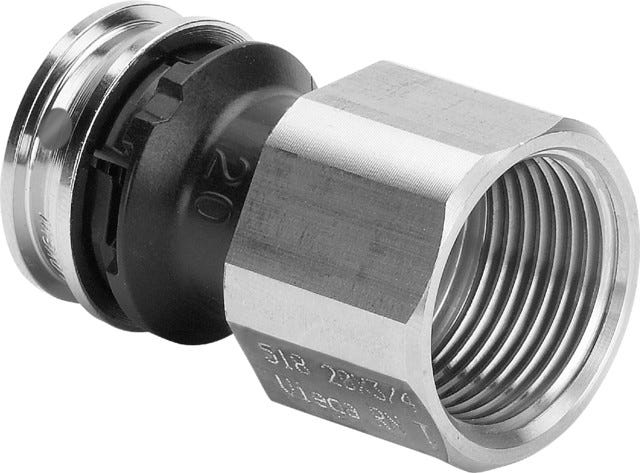 Viega Raxinox-Übergangsstück mit SC-Contur Stahl nichtrostend, Modell 4412