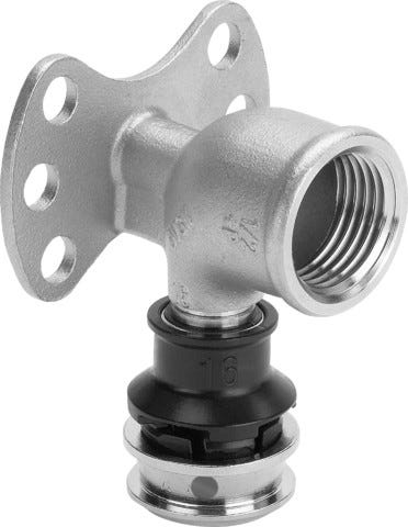 Viega Raxinox-Wandscheibe mit SC-Contur Stahl nichtrostend, Modell 4425.5