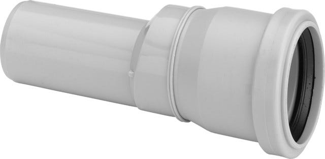 Viega Übergangsstück 4919 in 50x40mm Kunststoff grau