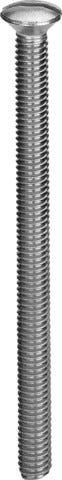 Viega Schraube Modell 5111V-593 aus rostfreiem Stahl mit Flachkopf und metrischem Gewinde M6