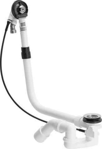 Viega Multiplex Trio-Ab-/Überlauf Funktionseinheit Modell 6161 DN: 40/50 mit Ablaufloch-Ø 52 für Badewanne