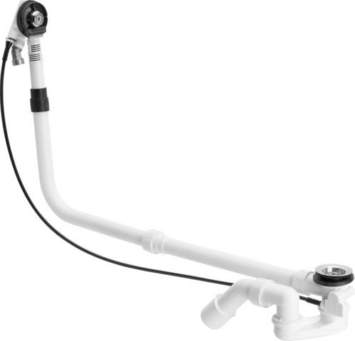 Viega Multiplex Trio-Ab-/Überlauf Funktionseinheit Modell 6161 DN: 40/50 mit Ablaufloch-Ø 52 für Badewanne