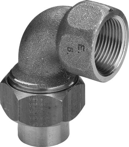 Viega Übergangsverschraubung 90° Tülle Messing, Winkel Rotguss, konischdichtend, winklig, Modell 94096G