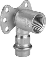 Viega Sanpress Inox G-Wandscheibe mit SC-Contur Stahl nichtrostend, Modell 0225.5 d: 18 Rp: ½