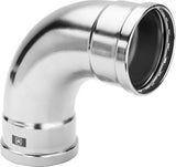 Viega Prestabo XL-Bogen 90° mit SC-Contur Stahl unlegiert, verzinkt, Modell 1116XL VdS-Zulassung