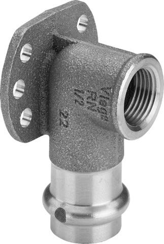 Viega Sanpress-Wandscheibe mit SC-Contur Rotguss oder Siliziumbronze, Modell 2225.5