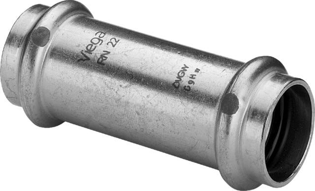 Viega Sanpress Inox-Schiebemuffe mit SC-Contur Stahl nichtrostend, Modell 2315.5