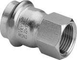 Viega Sanpress Inox-Übergangsstück mit SC-Contur Stahl nichtrostend, Modell 2312