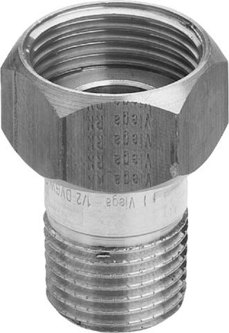 Viega Anschlussverschraubung Rotguss, flachdichtend, Modell 3335