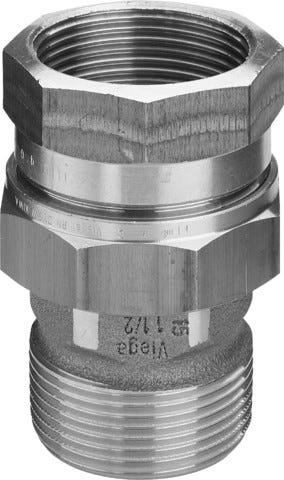 Viega Verschraubung Rotguss, flachdichtend, Modell 3331