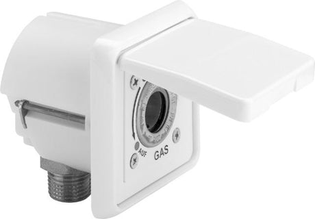 Viega UP-Gassteckdose Messing, Modell G2020.1T R: ½ Thermisch auslösende Absperreinrichtung