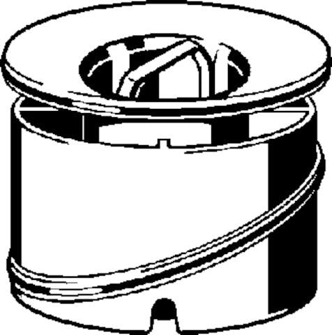 Viega Baugruppe Tauchrohr 6958.1-821 in 65,7mm Kunststoff weiss
