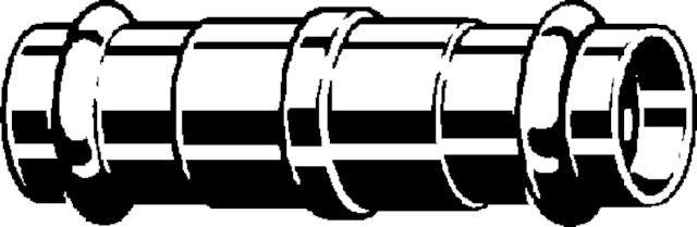 Viega Schiebemuffe mit SC Sanpress 2215.5 in 15mm Rotguss