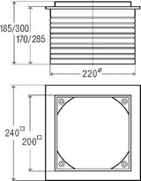 Viega Höhenausgleichsstück 4992 in 150mm Kunststoff grau