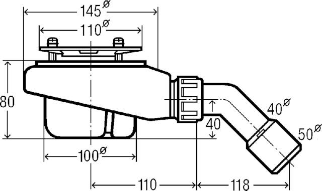 Viega Funktionseinheit Tempoplex in DN40/50 Kunststoff weiß