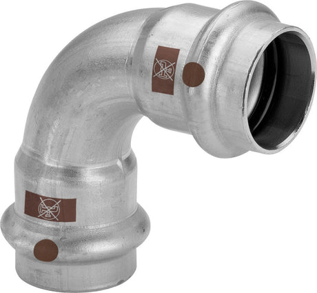 Viega Temponox-Bogen 90° Stahl nichtrostend, Modell 1716