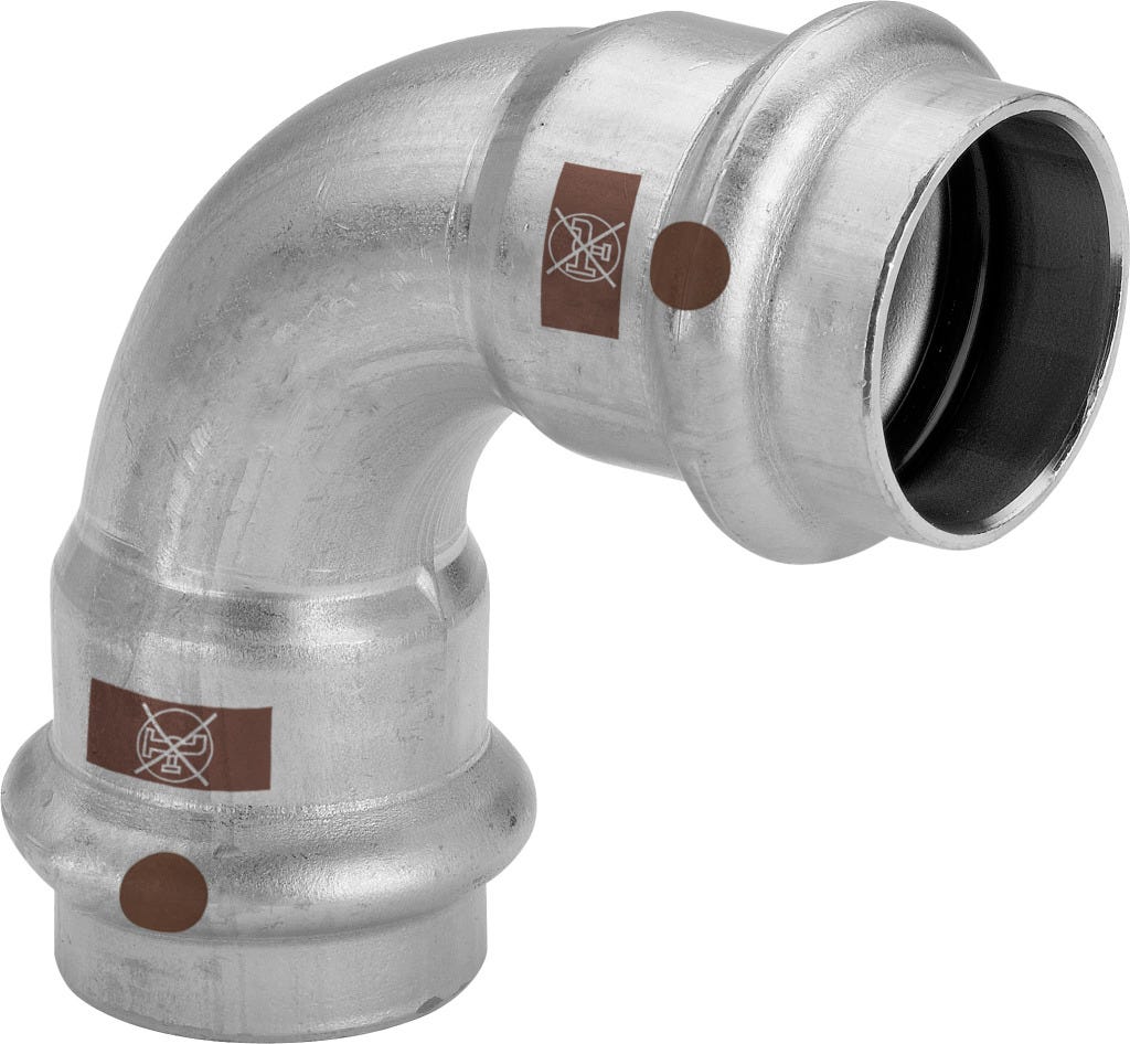 Viega Temponox-Bogen 90° Stahl nichtrostend, Modell 1716