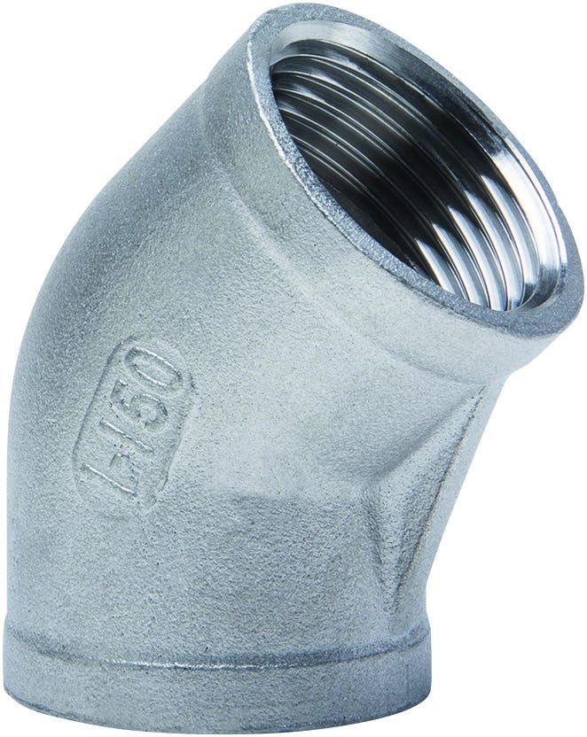 Gebo Edelstahl-Gewindefittings - Winkel 45 - I/I