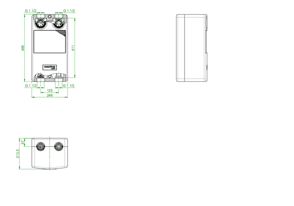 Ungemischte Heizkreisstation Regumat S-180 DN 25, ohne Pumpe