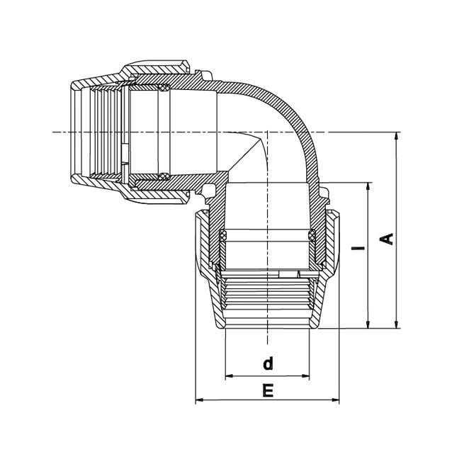 Serie 18 Winkel Wasser 16 bar