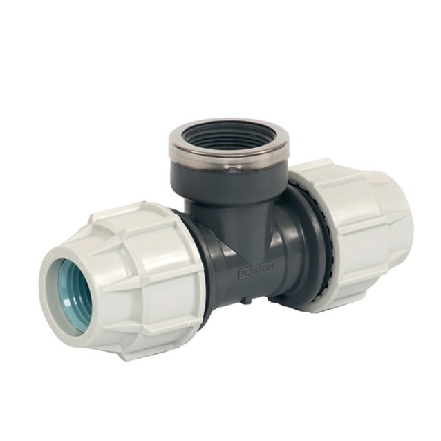 Serie 18 T-Stück 90 Abgang IG PP Wasser 16 bar