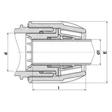 Reduktionssatz für Serie 18 Wasser 16 bar