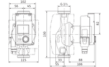 Stratos PICO plus 25/0,5, G 1½ (PN 10), 15-75 W