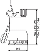 Drain TMW 32/8, G 1¼ (PN 6), 370 W, 450 W