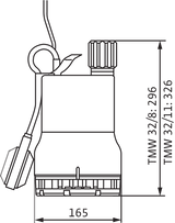 Drain TMW 32/8, G 1¼ (PN 6), 370 W, 450 W